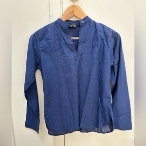 Vintage blue top